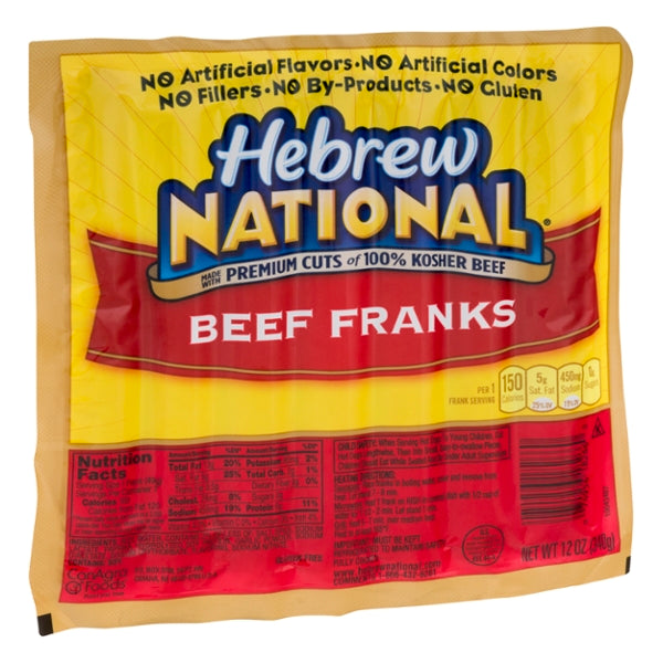 Hebrew National Beef Franks - GroceriesToGo Aruba | Convenient Online Grocery Delivery Services