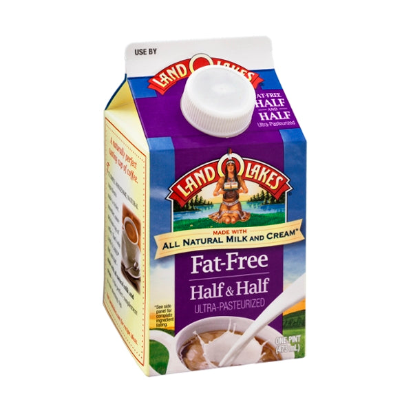 Land O Lakes Half And Half Fat-Free 1pt - GroceriesToGo Aruba | Convenient Online Grocery Delivery Services