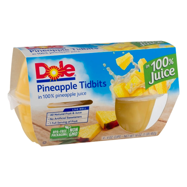 Dole Pineapple Tidbits In 100% Pineapple Juice - GroceriesToGo Aruba | Convenient Online Grocery Delivery Services