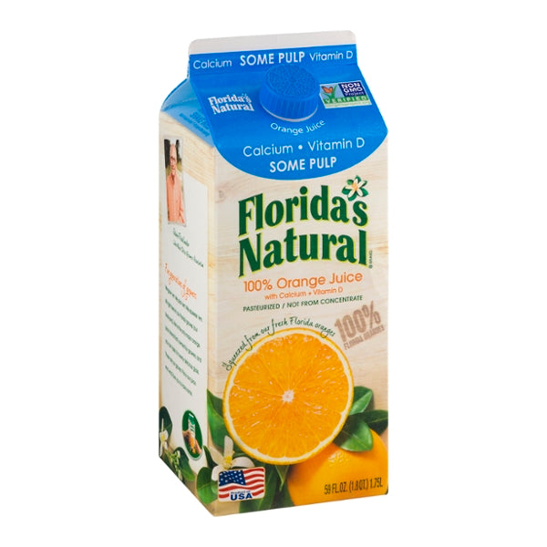 Florida's Natural 100% Orange Juice Some Pulp Calcium 59oz - GroceriesToGo Aruba | Convenient Online Grocery Delivery Services