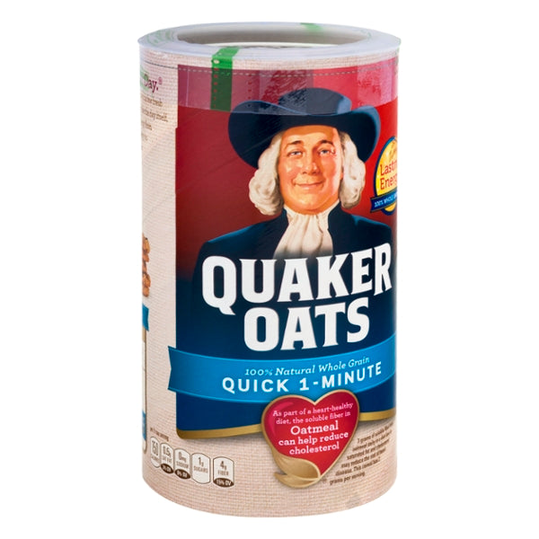 Quaker Oats Quick 1 Minute Oatmeal 18oz | Convenient Online Grocery ...