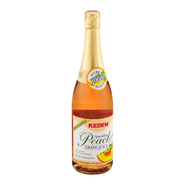 Kedem Grape Juice Sparkling Peach - GroceriesToGo Aruba | Convenient Online Grocery Delivery Services