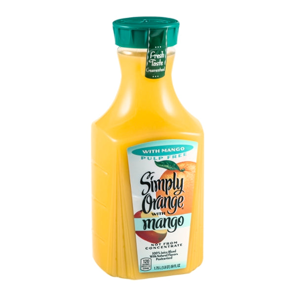 Simply Orange Pulp Free Orange Juice With Mango 59oz - GroceriesToGo Aruba | Convenient Online Grocery Delivery Services