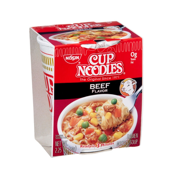 Nissin Cup Noodles Beef Ramen Noodle Soup - GroceriesToGo Aruba | Convenient Online Grocery Delivery Services