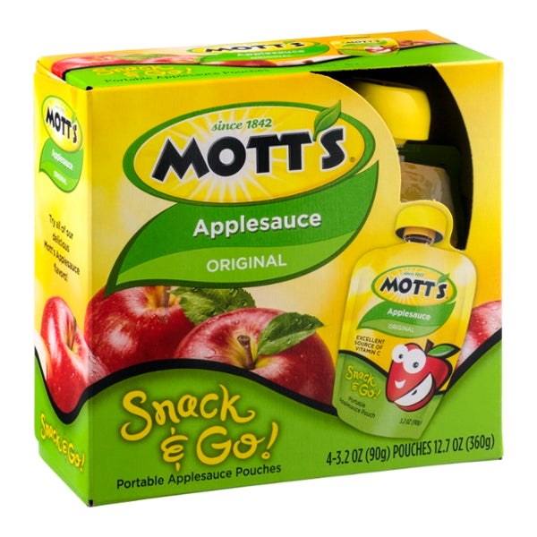 Mott's Snack & Go! Portable Applesauce Pouches - GroceriesToGo Aruba | Convenient Online Grocery Delivery Services