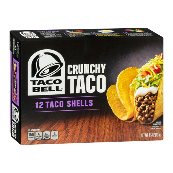 Taco Bell Crunchy Taco Shells - 12ct - GroceriesToGo Aruba | Convenient Online Grocery Delivery Services