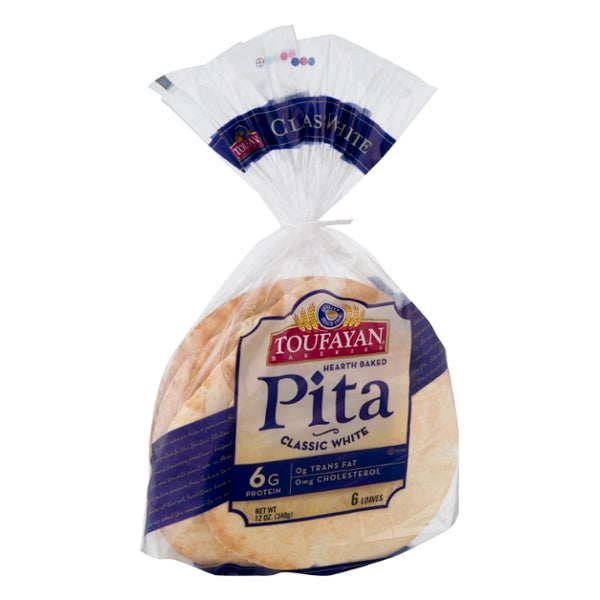 Toufayan Bakeries Pita Classic White - 6ct - GroceriesToGo Aruba | Convenient Online Grocery Delivery Services