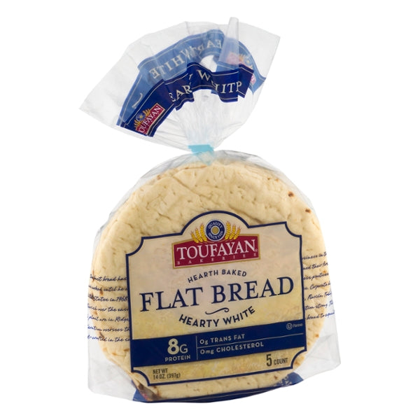 Toufayan Bakeries Flat Bread Hearty White - 5ct - GroceriesToGo Aruba | Convenient Online Grocery Delivery Services