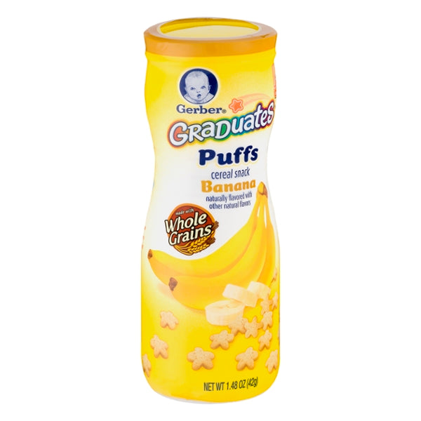 Gerber Graduates Puffs Cereal Snack Banana - GroceriesToGo Aruba | Convenient Online Grocery Delivery Services