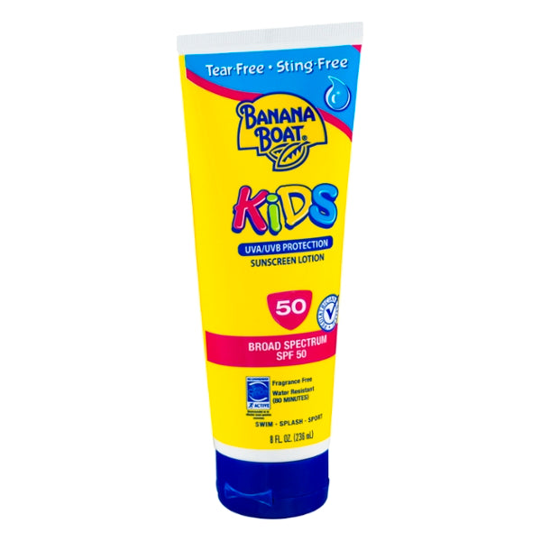 Banana Boat Kids Sunscreen Lotion Spf 50 - GroceriesToGo Aruba | Convenient Online Grocery Delivery Services
