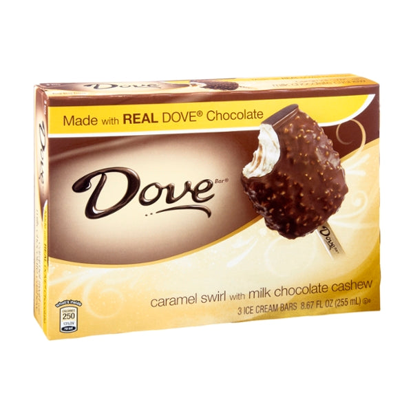 Dove Caramel Swirl With Milk Chocolate Cashew Ice - GroceriesToGo Aruba | Convenient Online Grocery Delivery Services