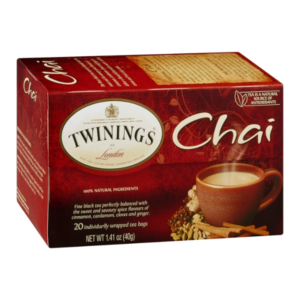 Twinings Of London Chai Tea 40g, 20ct - GroceriesToGo Aruba | Convenient Online Grocery Delivery Services