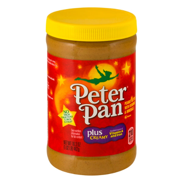 Peter Pan Peanut Butter Plus Creamy 16.3oz - GroceriesToGo Aruba | Convenient Online Grocery Delivery Services