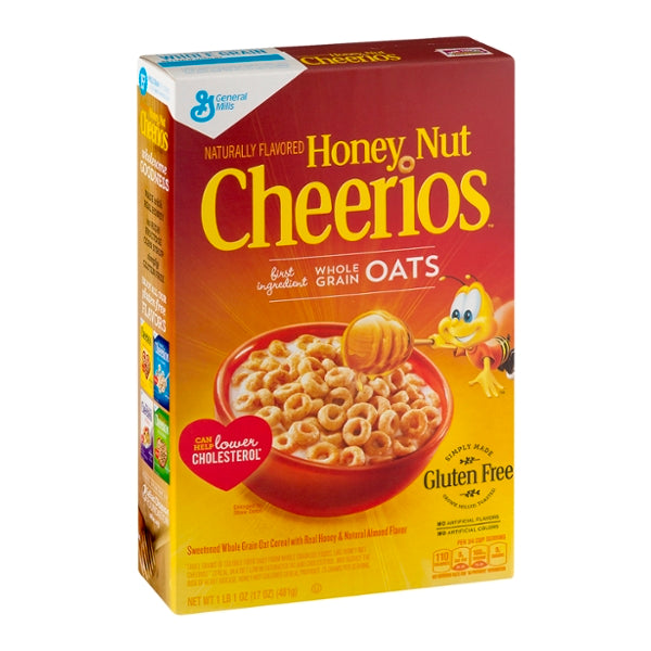 General Mills Honey Nut Cheerios Cereal Gluten Free 17oz - GroceriesToGo Aruba | Convenient Online Grocery Delivery Services