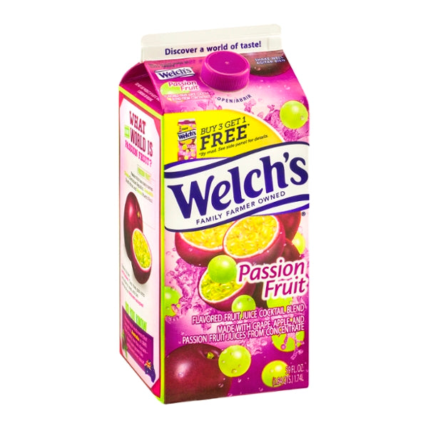 Welch's Fruit Juice Cocktail Blend Passion Fruit Flavored Fruit Juice 59oz - GroceriesToGo Aruba | Convenient Online Grocery Delivery Services