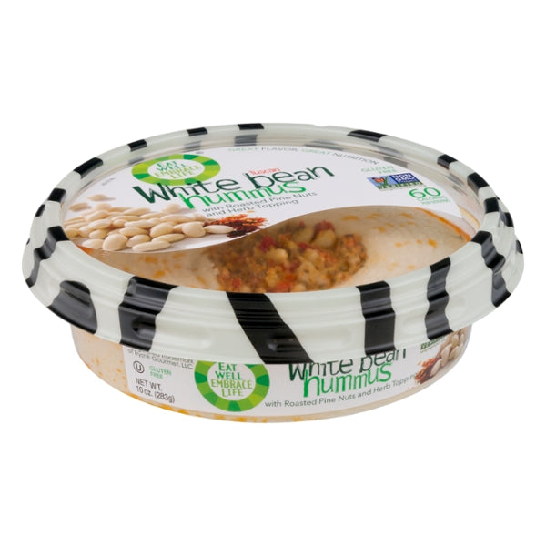 Eat Well Embrace Life Hummus Tuscan White Bean - GroceriesToGo Aruba | Convenient Online Grocery Delivery Services