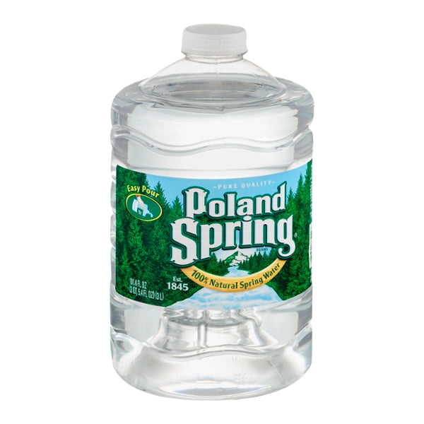Natural Spring Cap Poland Spring 100% Natural Spring Water 3LT | Convenient Online ...