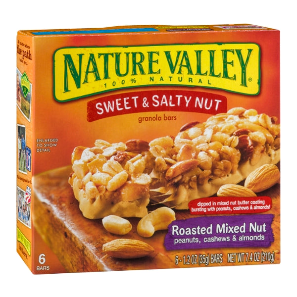 Nature Valley Sweet & Salty Nut Roasted Mix Nut Granola Bars - GroceriesToGo Aruba | Convenient Online Grocery Delivery Services