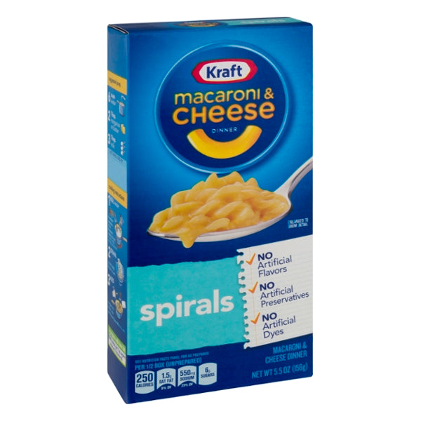 Kraft Macaroni & Cheese Spirals 5.5oz - GroceriesToGo Aruba | Convenient Online Grocery Delivery Services