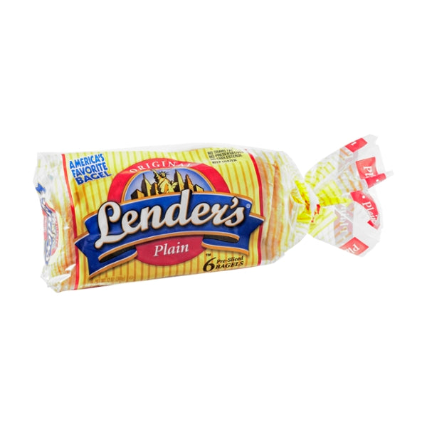 Lender's Original Pre-Sliced Bagels Plain 12oz, 6ct - GroceriesToGo Aruba | Convenient Online Grocery Delivery Services