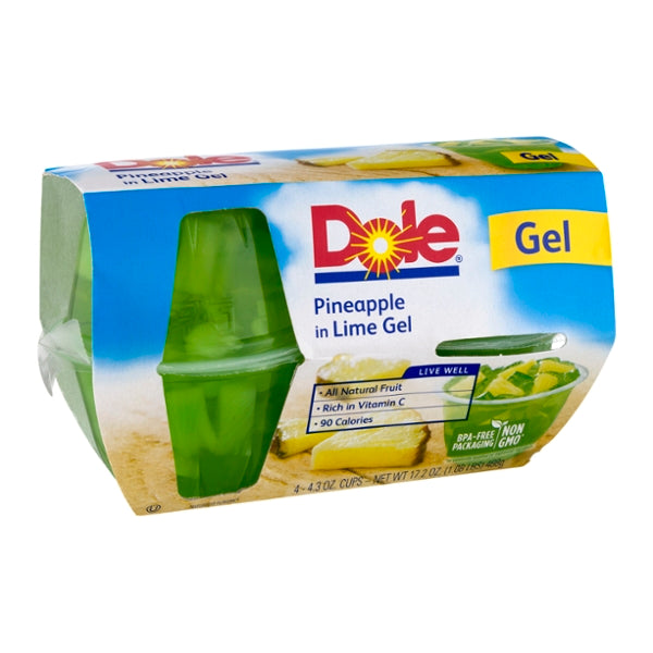 Dole Pineapple In Lime Gel - 4ct - GroceriesToGo Aruba | Convenient Online Grocery Delivery Services