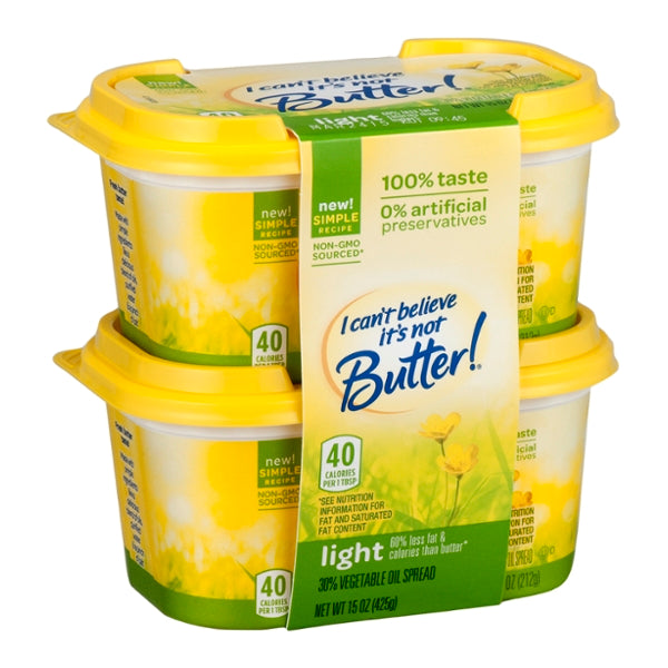 I Can't Believe It's Not Butter! Light Spread 2ct - GroceriesToGo Aruba | Convenient Online Grocery Delivery Services